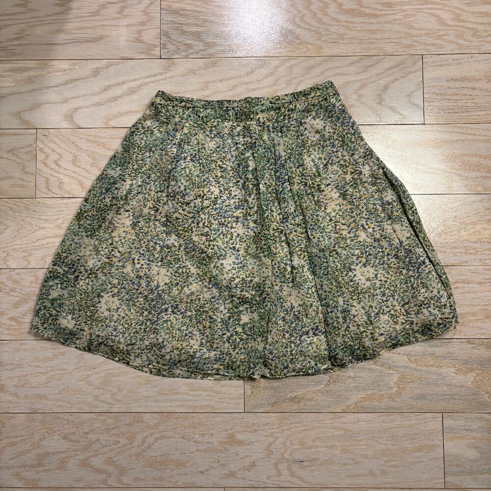J Crew silk skirt size 00